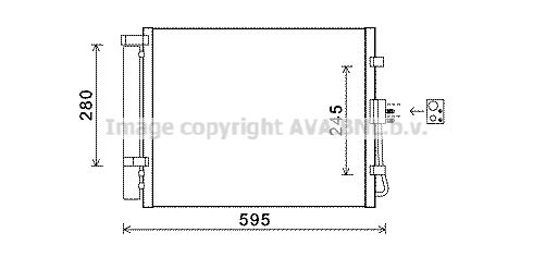 AVA QUALITY COOLING kondensatorius, oro kondicionierius KA5150